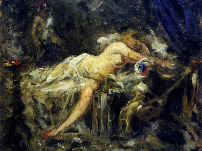 1862-Anton Ažbe - Nell'harem - Narodna galerija Slovenije, Lubiana